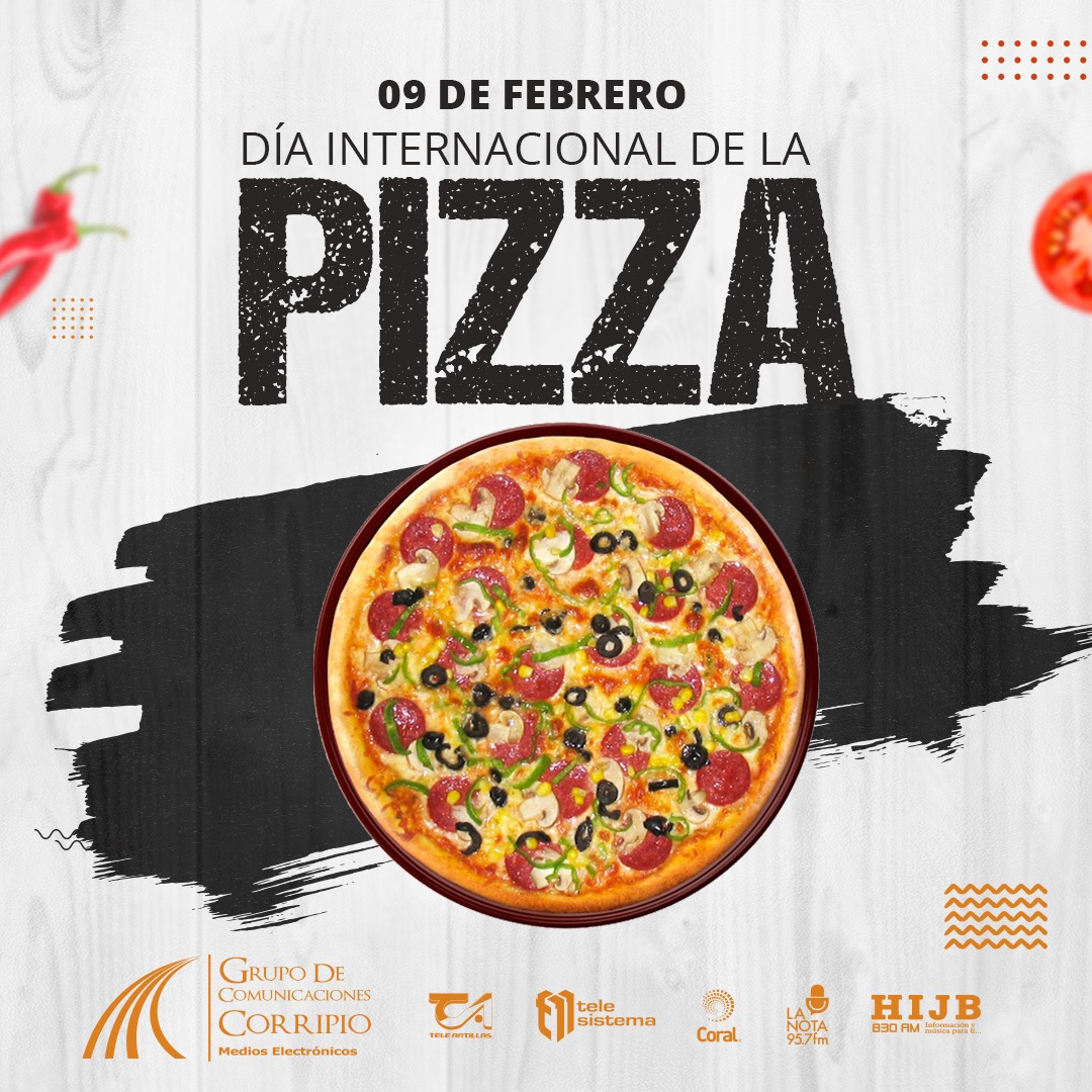 Hoy se celebra el Día Internacional de la Pizza Teleantillas